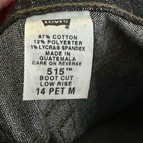 Levi's 515 Jeans Nouveau Boot Cut Stretch Petite Womens Size 14 - Picture 11 of 11